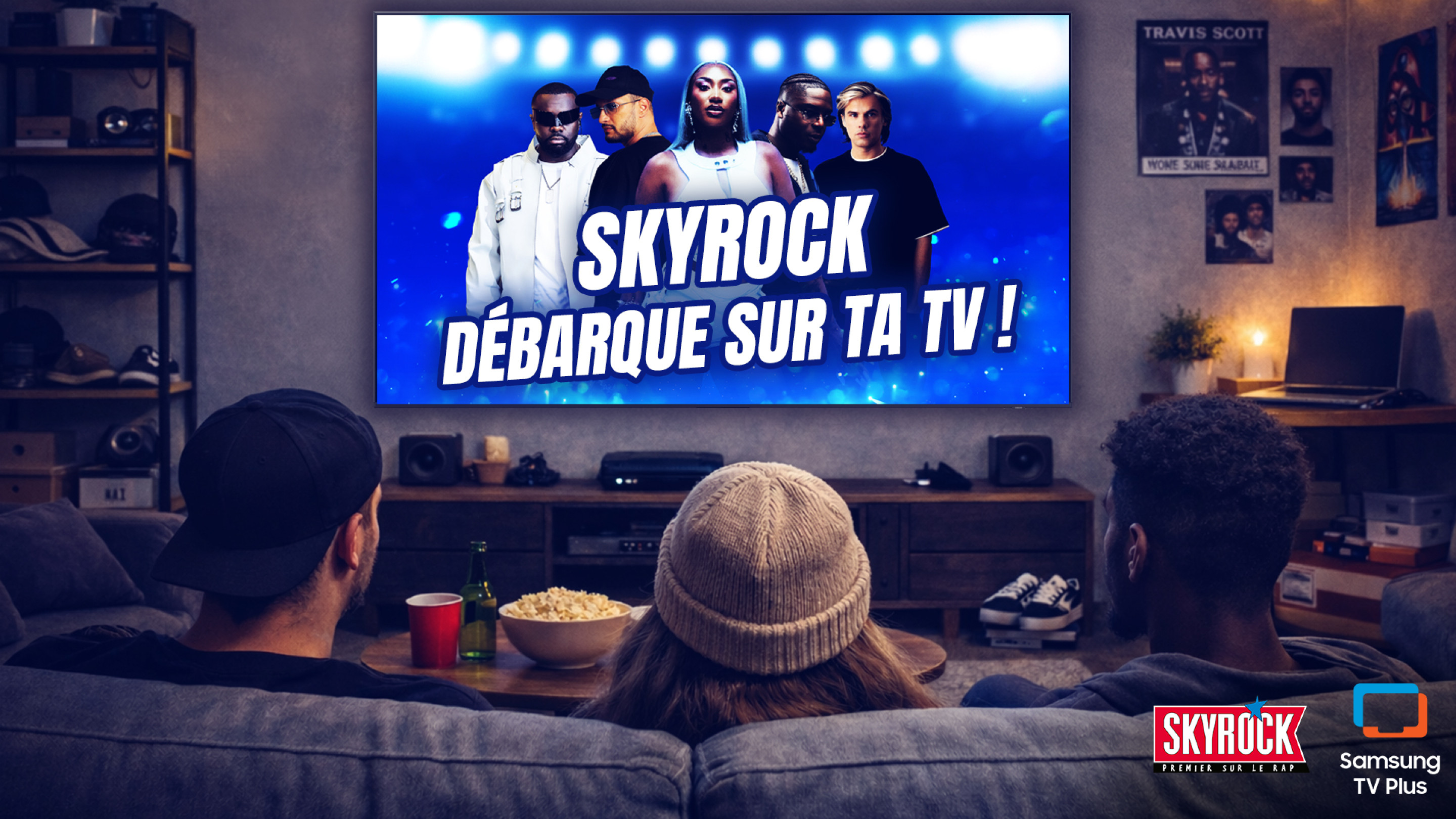 Skyrock débarque sur ta TV avec Samsung TV Plus !