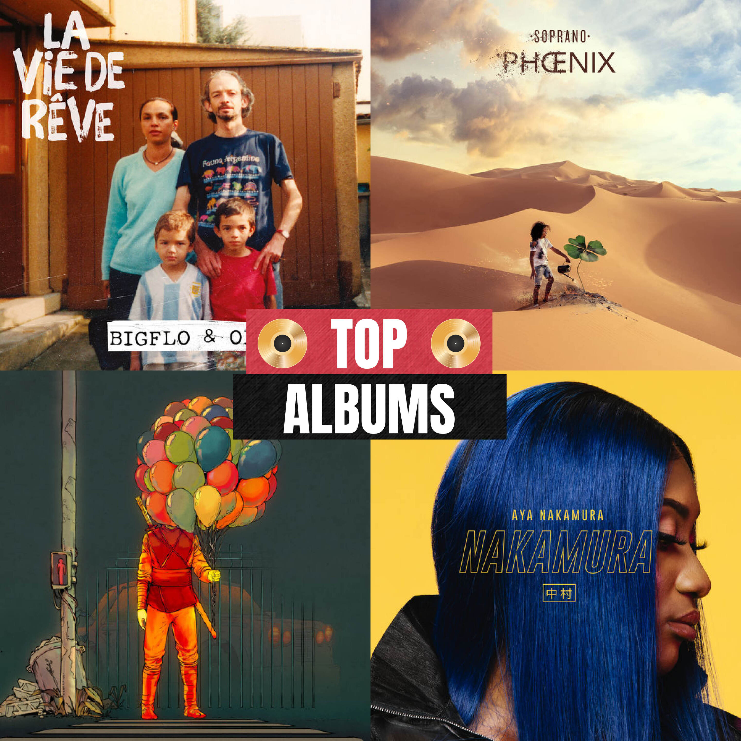 Le TOP ALBUMS de la semaine ! 