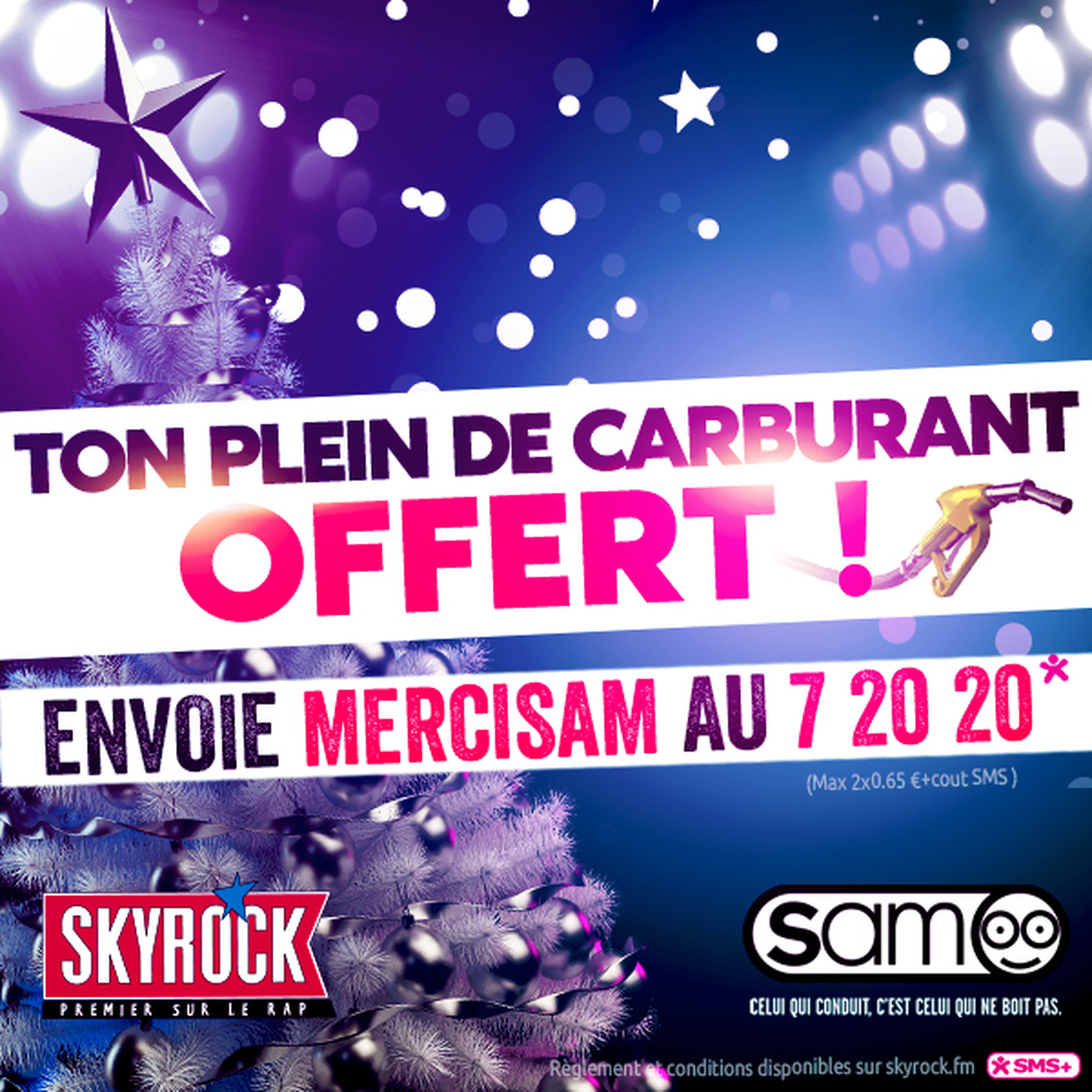 80€ d'essence à gagner avec SAM !