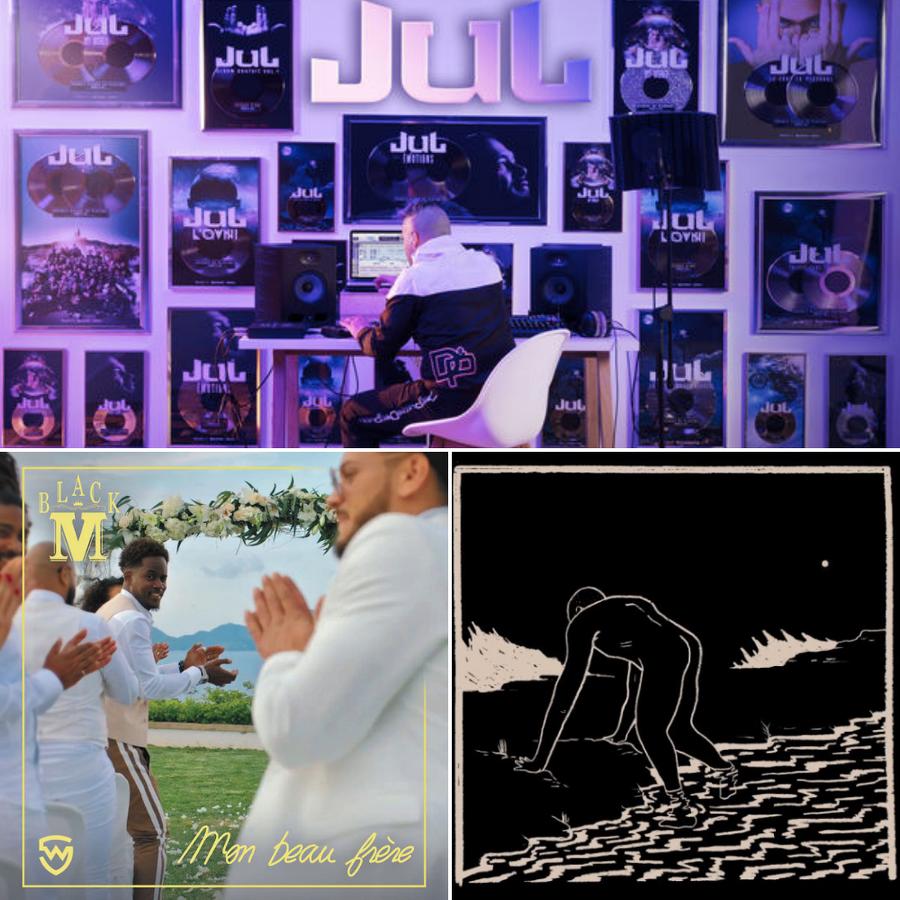 Jul, Black M et Rilès en Playlist !