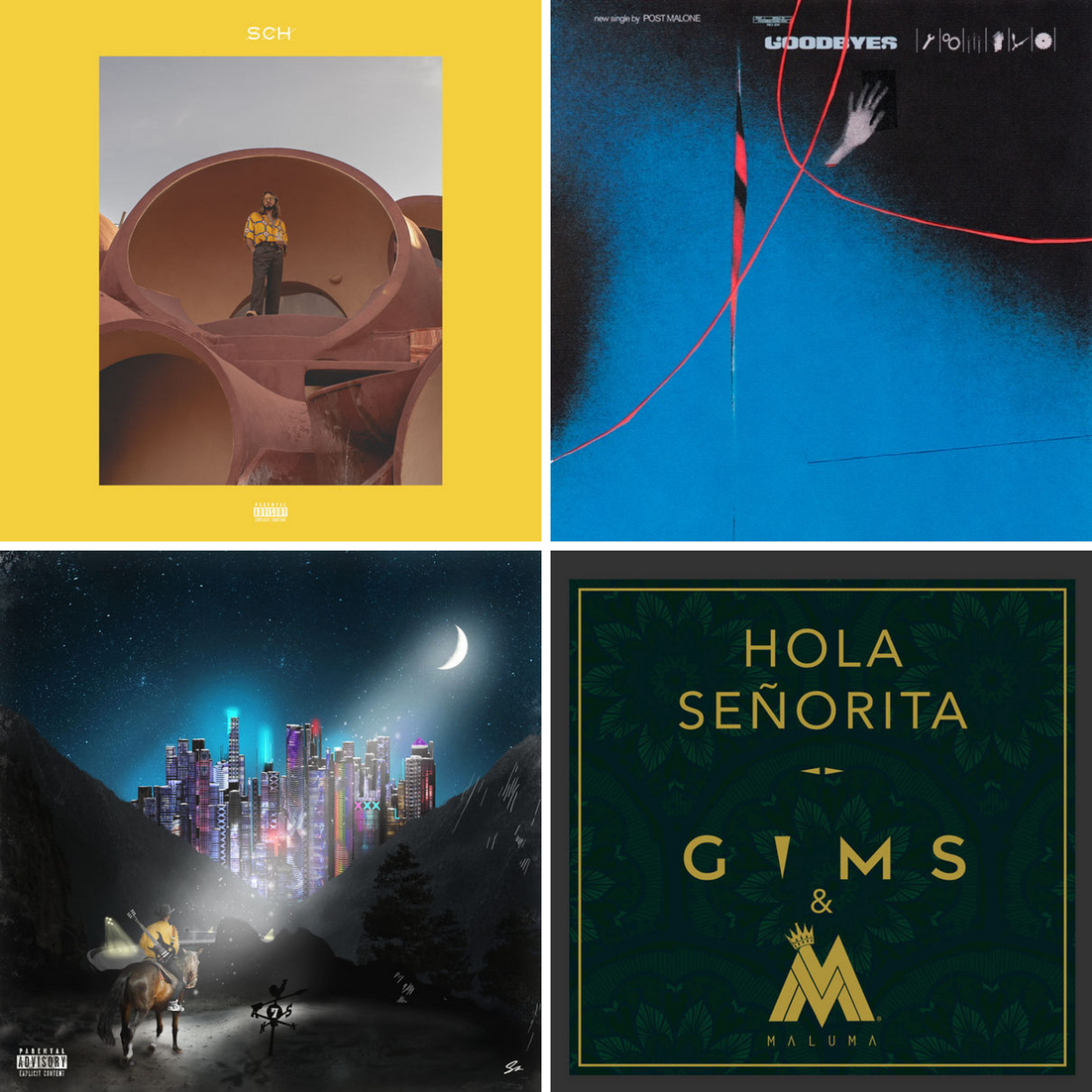 SCH, Post Malone ft. Young Thug, Gims & Maluma en Playlist !