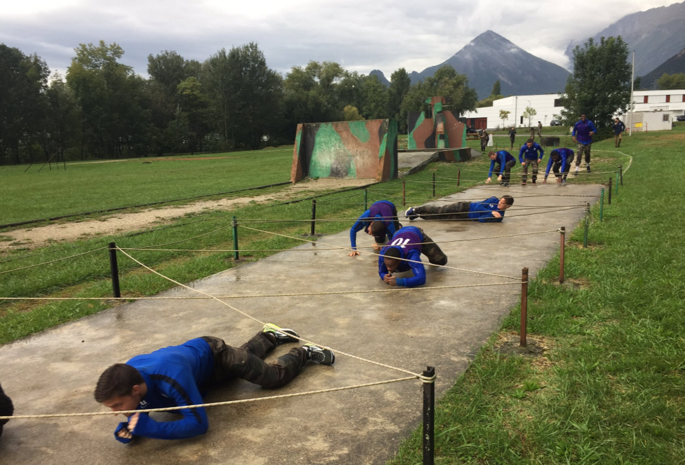 L'Armée de terre reçoit un club français en stage