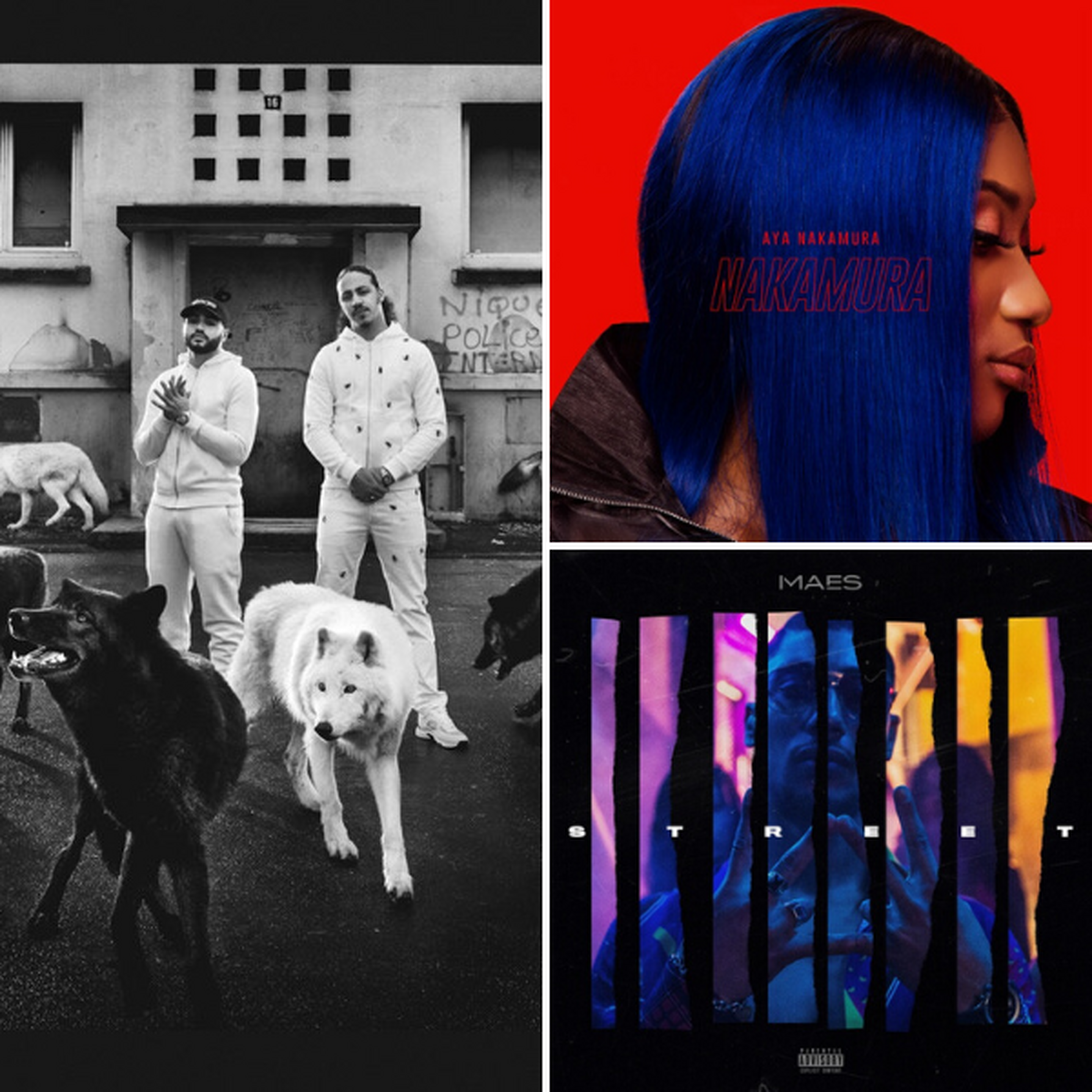 Nouveautés Playlist : Aya Nakamura, Maes, Djadja & Dinaz