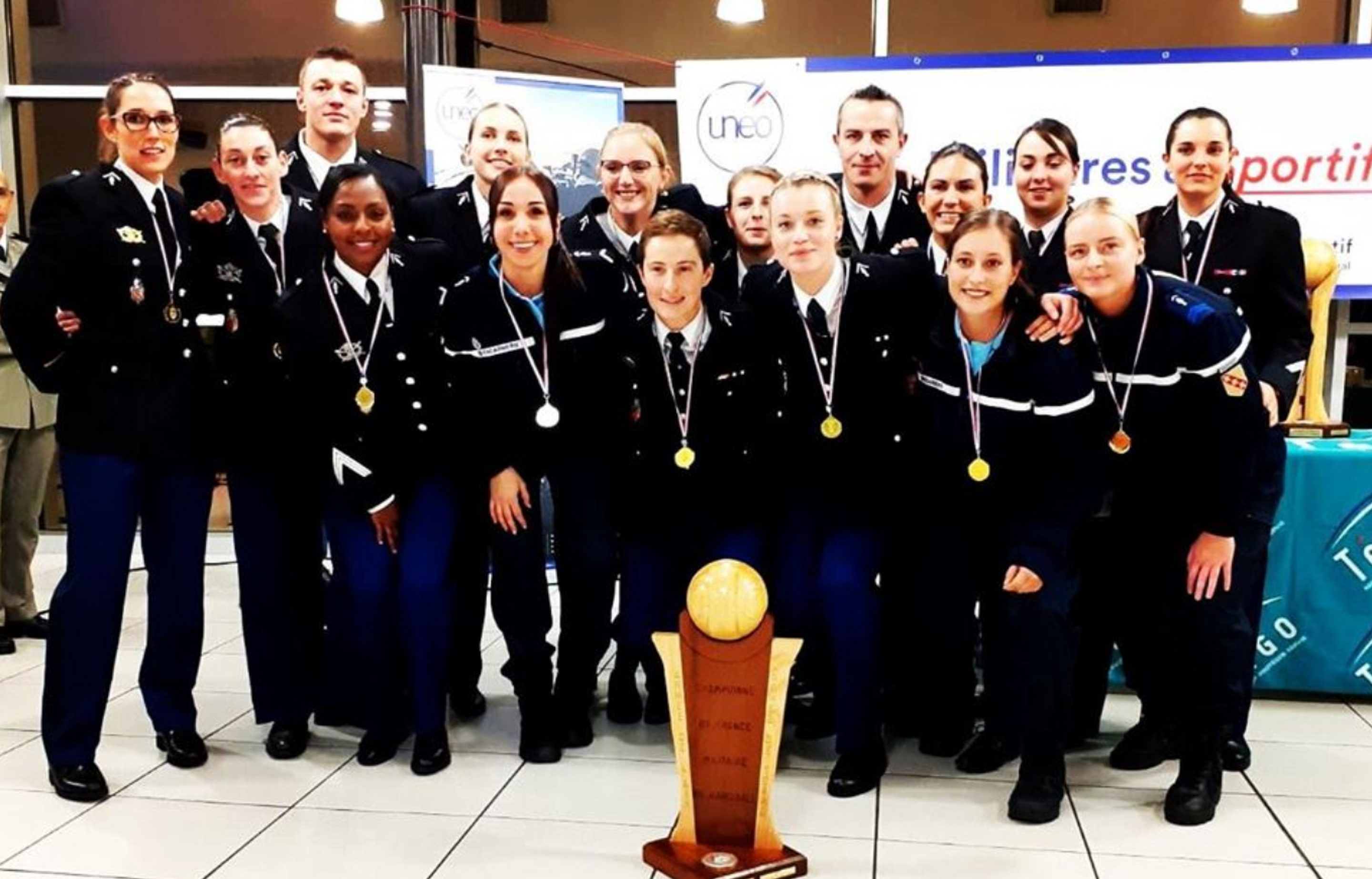 Les gendarmes champions de France de handball !