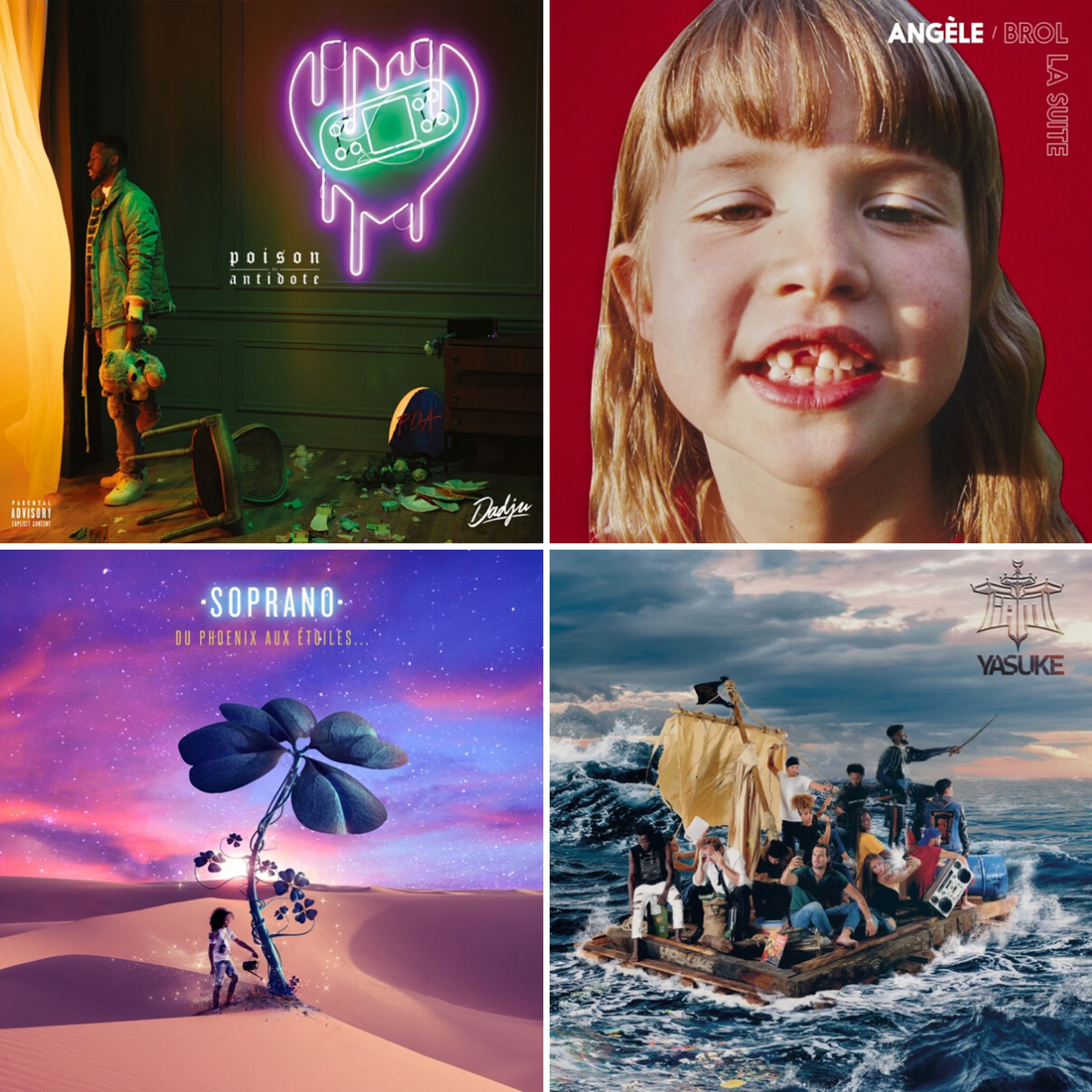 TOP ALBUMS DE LA SEMAINE