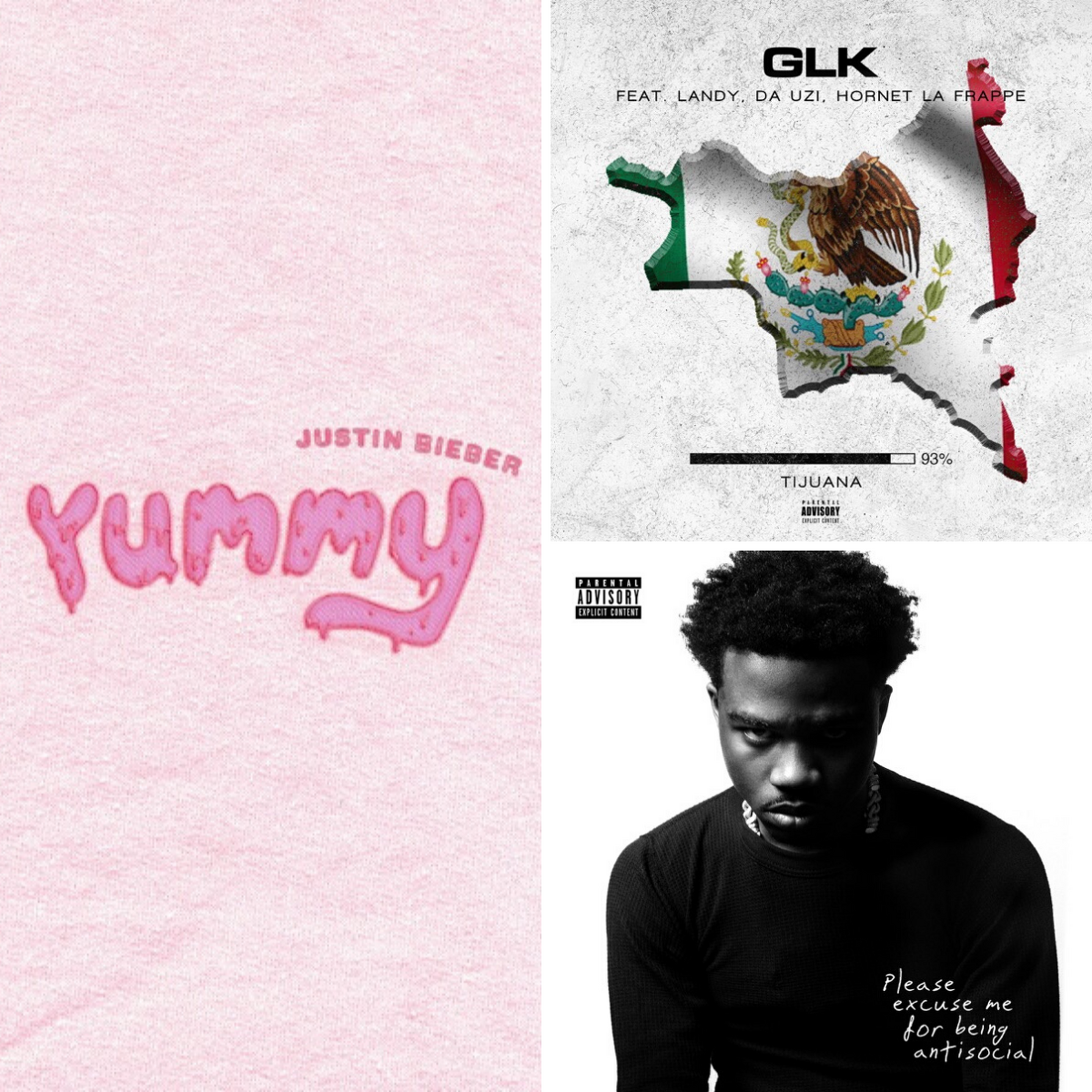 Roddy Rich, Justin Bieber & GLK ft. Landy, Da Uzi, Hornet la Frappe en playlist !