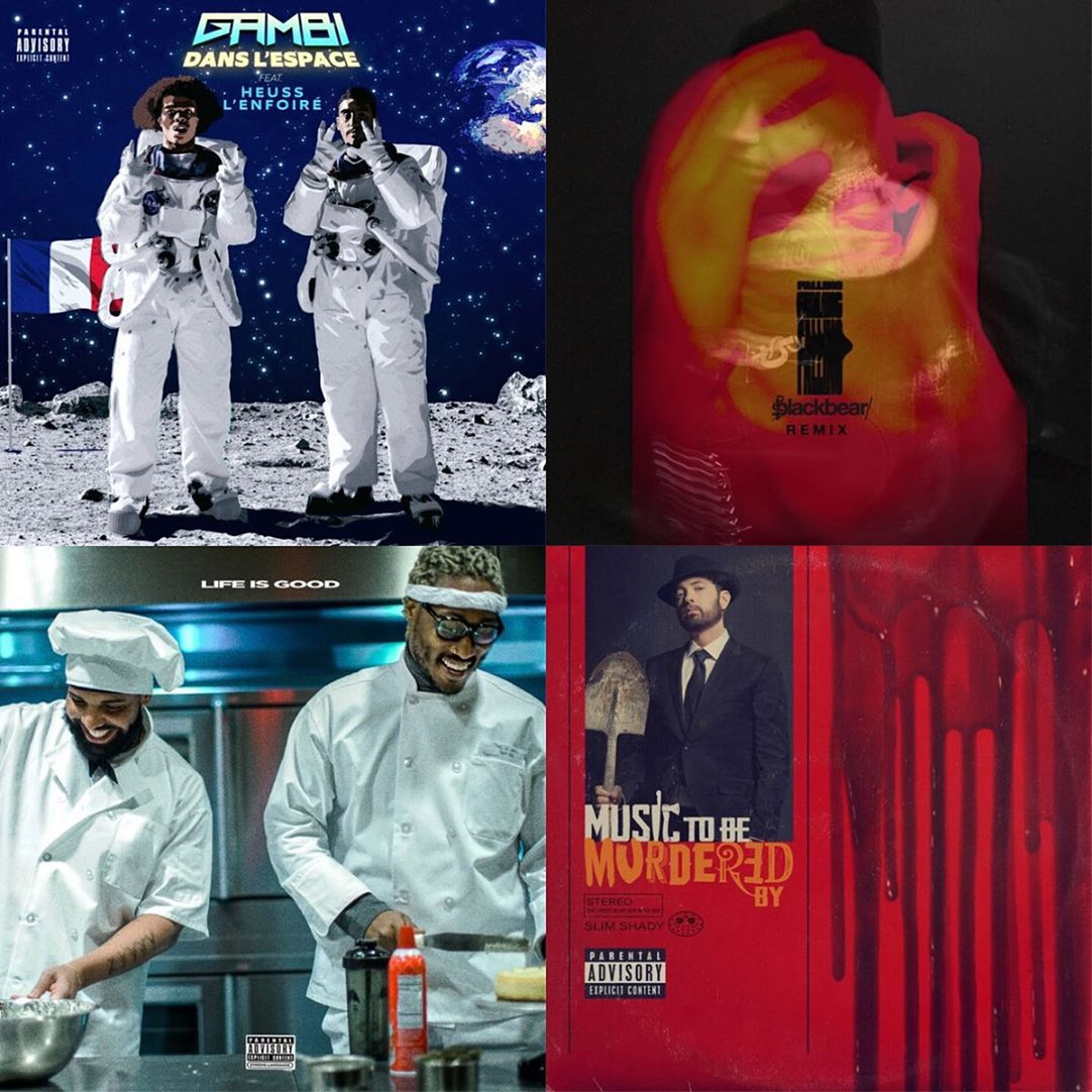 Nouveautés en Playlist : Gambi ft. Heuss l'enfoiré, Future ft. Drake, Eminem, Trevor Daniel