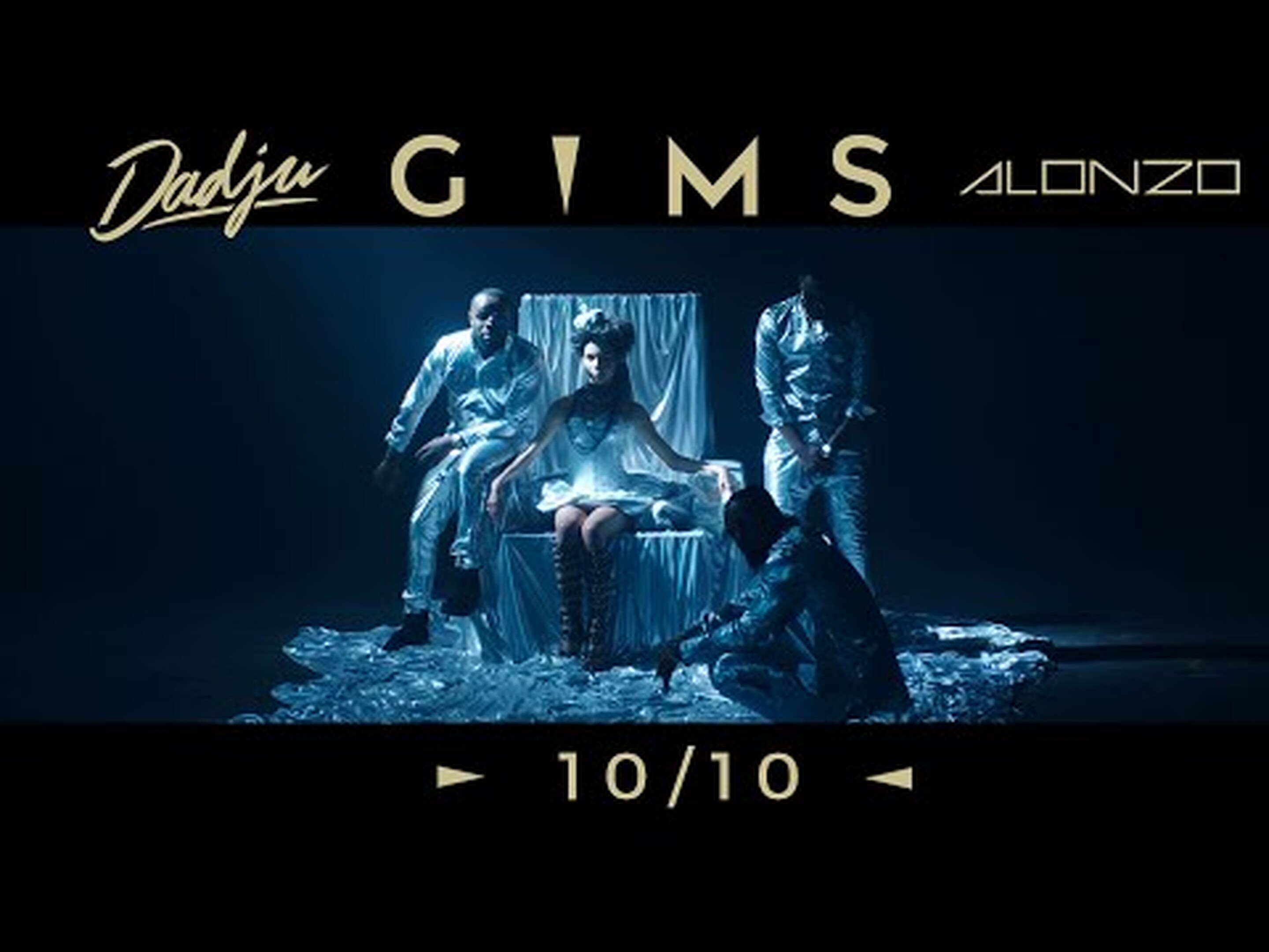 Gims s'entoure de Dadju et Alonzo pour 10/10