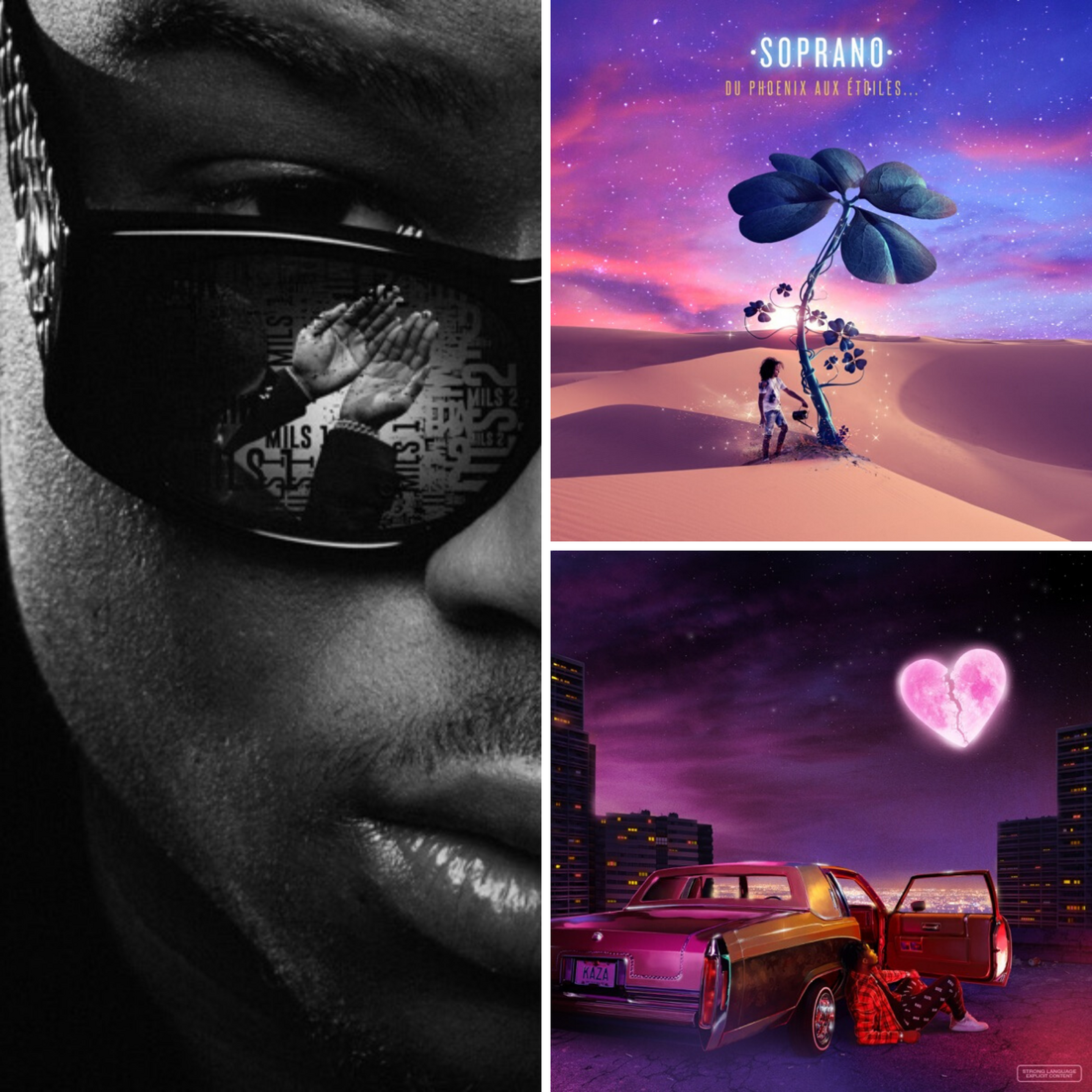 Nouveautés en playlist : Ninho, Soprano & Kaza
