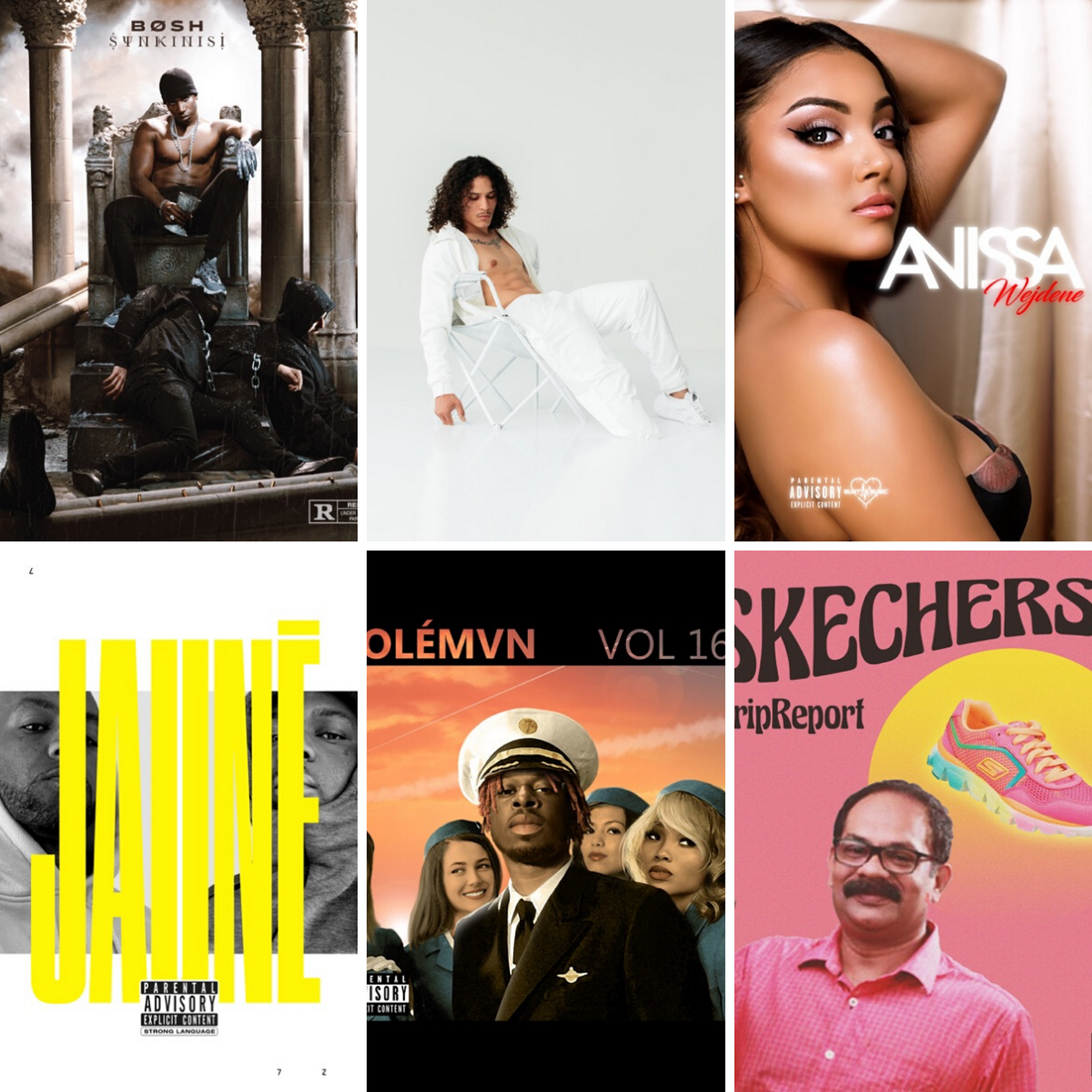 TOP SINGLES : Bosh, Hatik, Wejdene ...