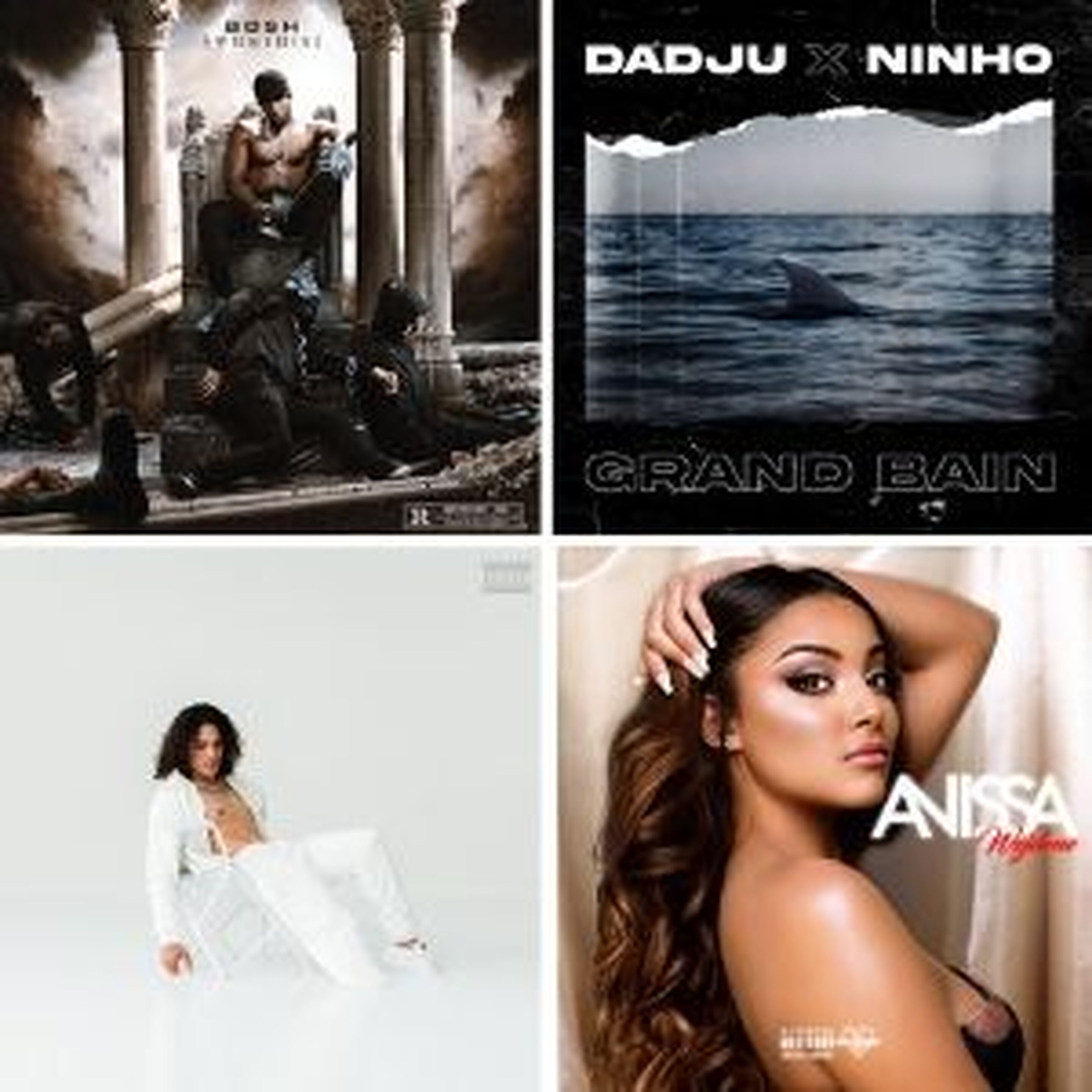 Top singles : Bosh, Dadju ft. Ninho, Hatik ... 