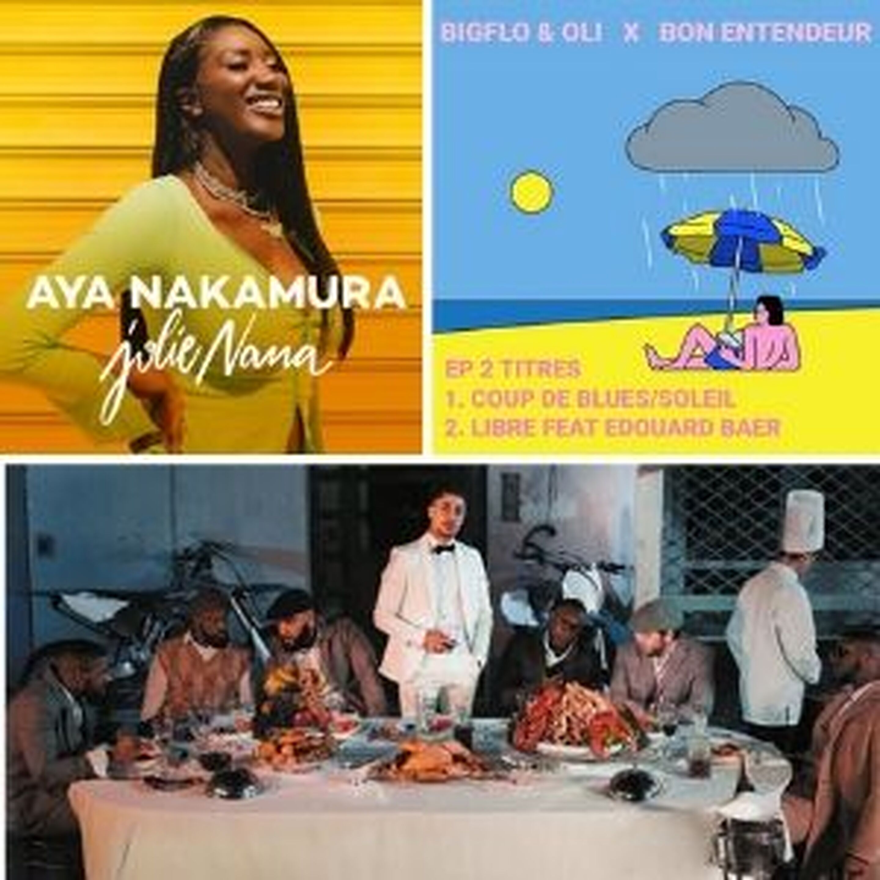Les 3 entrées en playlist de la semaine !