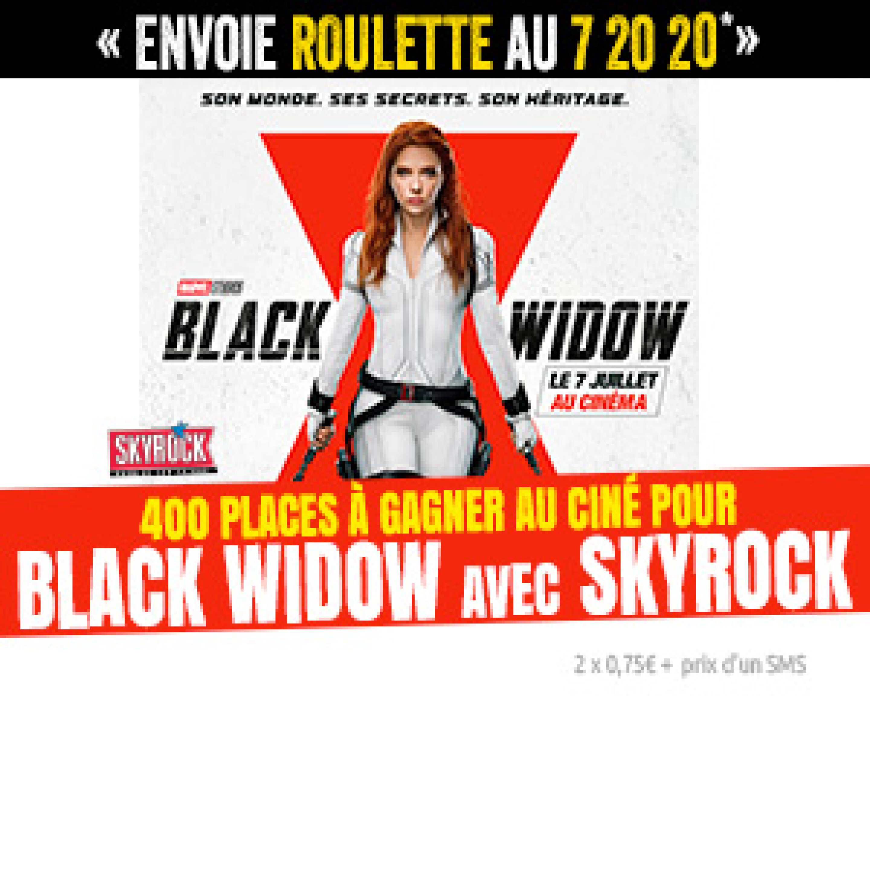 La Roulette : Gagne tes places pour "BLACK WIDOW"