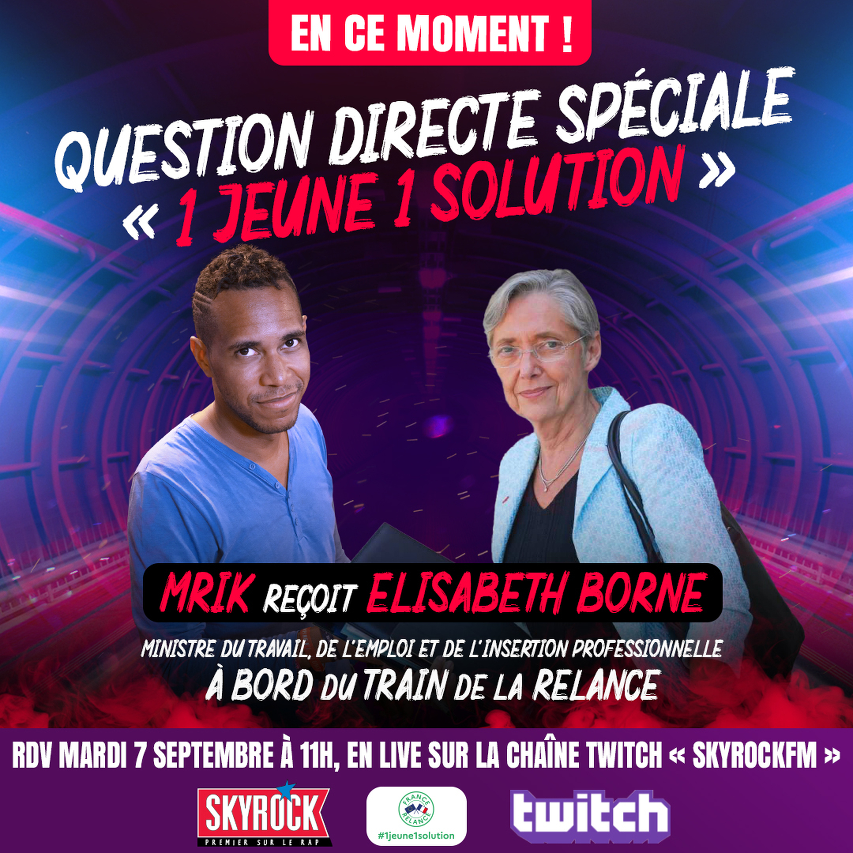Mrik reçoit Elisabeth Borne et Thibaut Guilluy