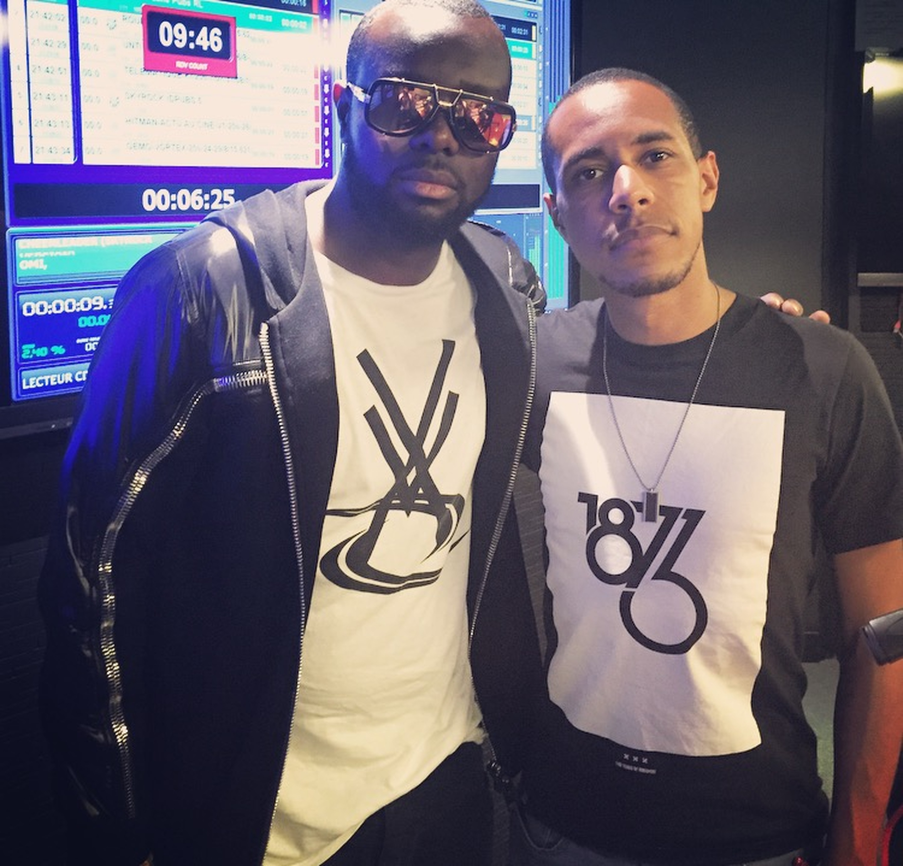 Interview de Maître Gims dans les studios avec Mrik
