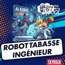 Robot chinois qui tabasse un ingénieur