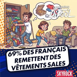 69 % des Français remettent des vêtements sales