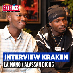 La Mano 1.9 et Alassane Diong au micro d'Mrik pour Kraken !