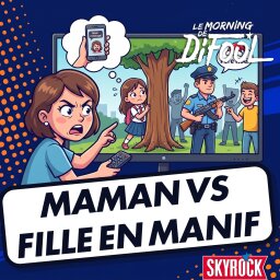 Maman vs fille en manif